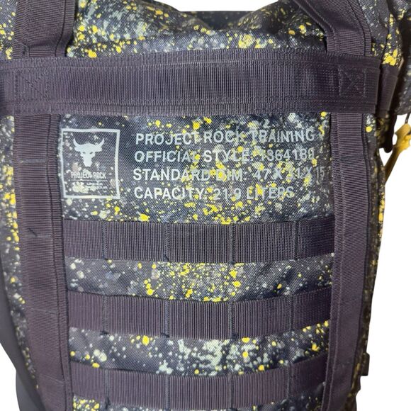 Under Armour Project Rock Box Duffle Backpack Blue Utility Bag Fast Shipping - Picture 2 of 16